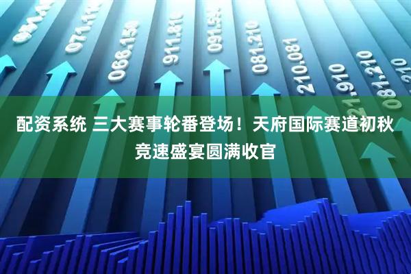 配资系统 三大赛事轮番登场！天府国际赛道初秋竞速盛宴圆满收官